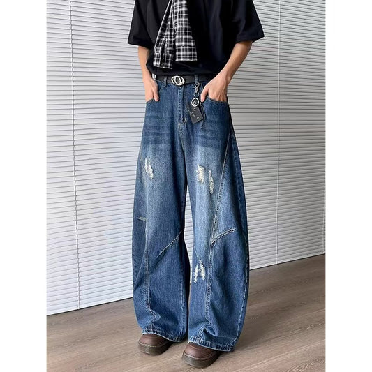 American high street washed vintage jeans