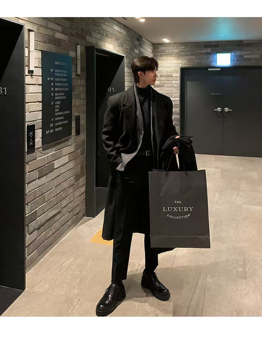 Korean style thick woolen coat(N216)