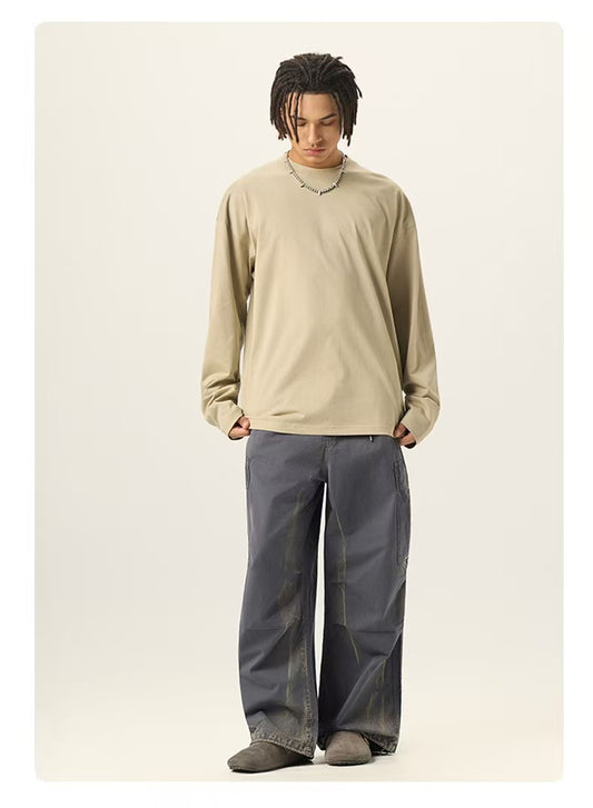 Men's Performance Base Layer - Moisture-Wicking Anti-Odor Long Sleeve Tee with Mesh