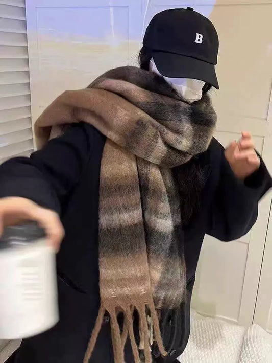 Couple's winter scarf