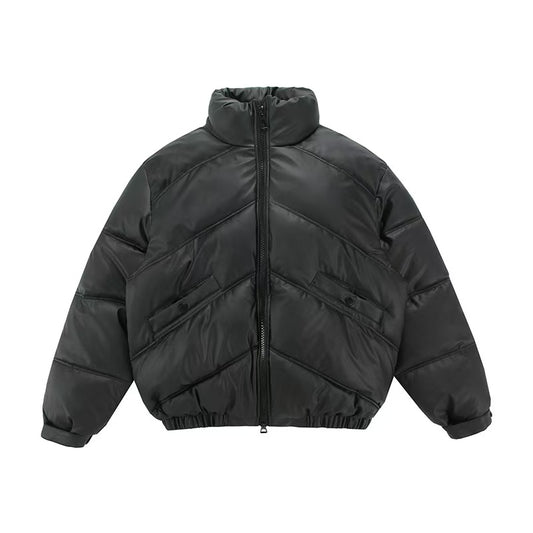 Couple's Thick Warm Loose American Retro Cotton-padded Jacket(N3102)