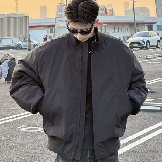 American-style pilot jacket and cotton jacket