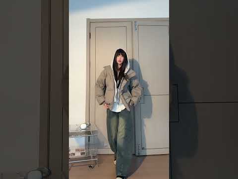 American-style short hooded faux two-piece cotton-padded jacket, thick and warm new style(N3110)